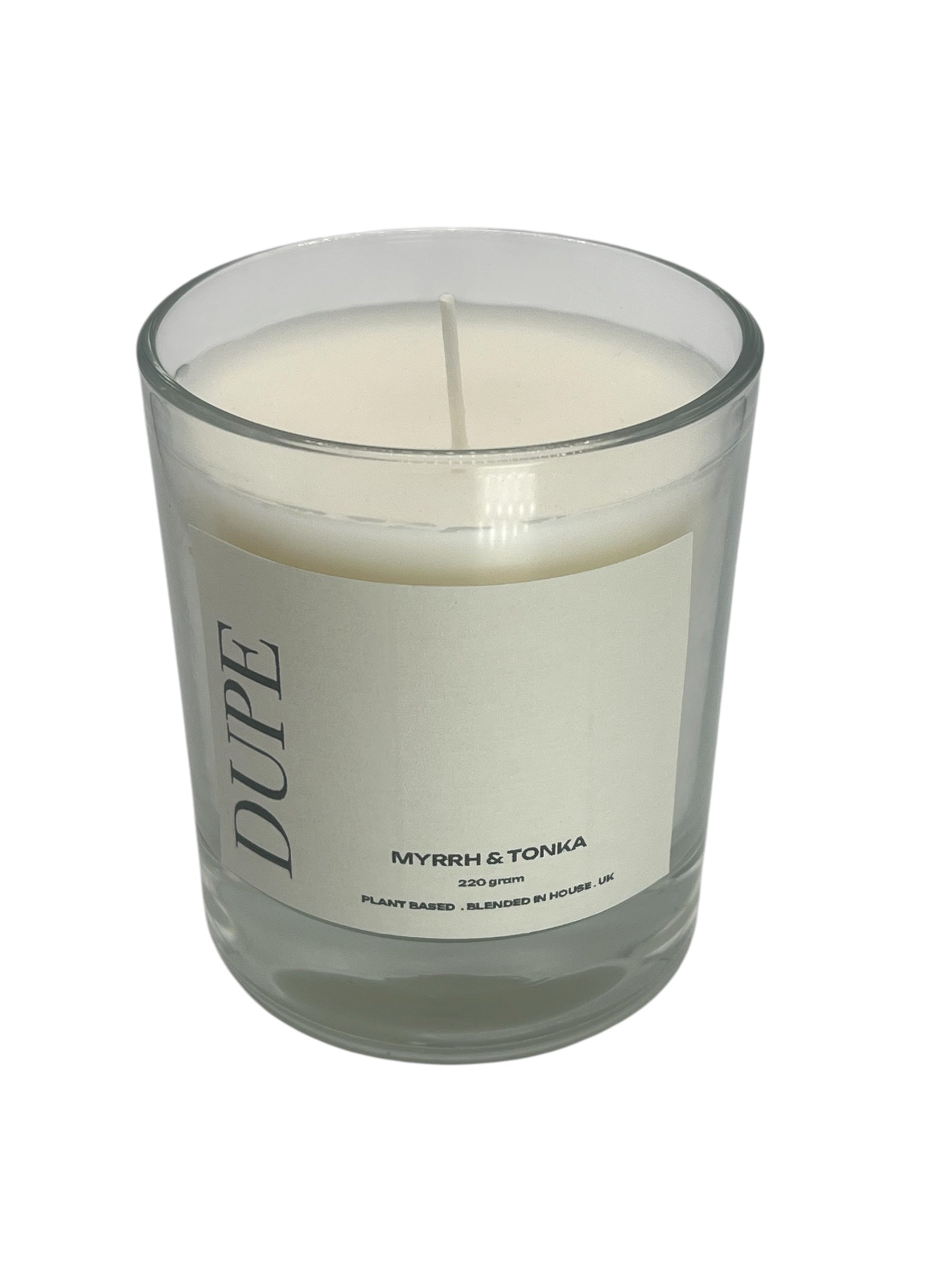 Designer Fragrance Candle - Myrrh & Tonka